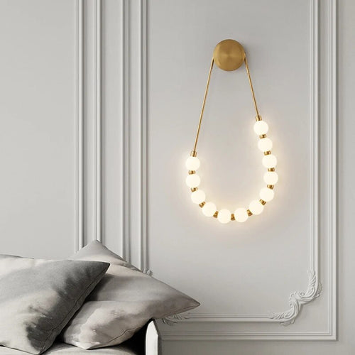 Applique murale de chevet style minimaliste crème italienne - vue 5 sur 9