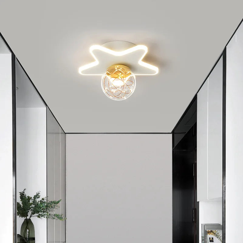 Plafonnier moderne à LEDs pour salon salle à manger chambre couloir balcon décor à la maison - vue 5 sur 11