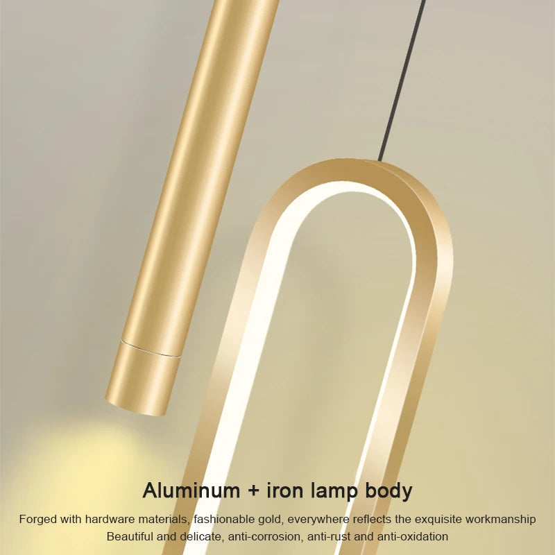 Suspension LED au design nordique moderne décorative - vue 6 sur 9