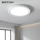Plafonnier LED rond simple à bordure