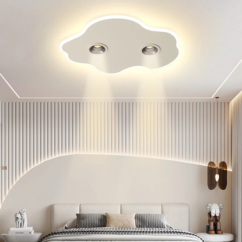 plafonnier led moderne créatif en forme de nuage luminaire décoratif d'intérieur - vue 4 sur 8