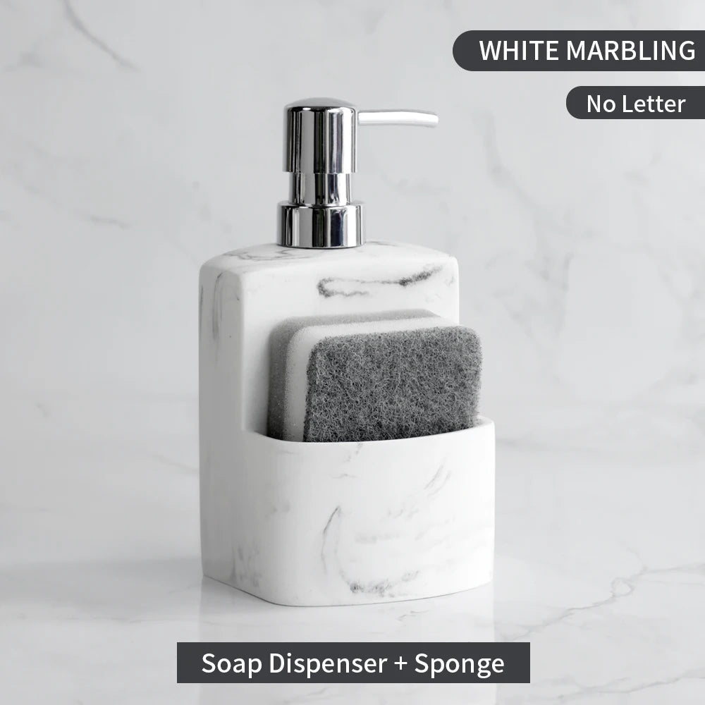 distributeur de savon liquide avec rangement pour accessoires de cuisine - vue 13 sur 14