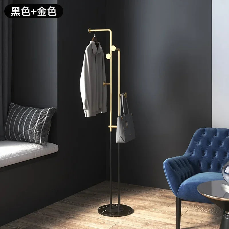 porte-manteau double tube style nordique pour intérieur et extérieur - vue 8 sur 8