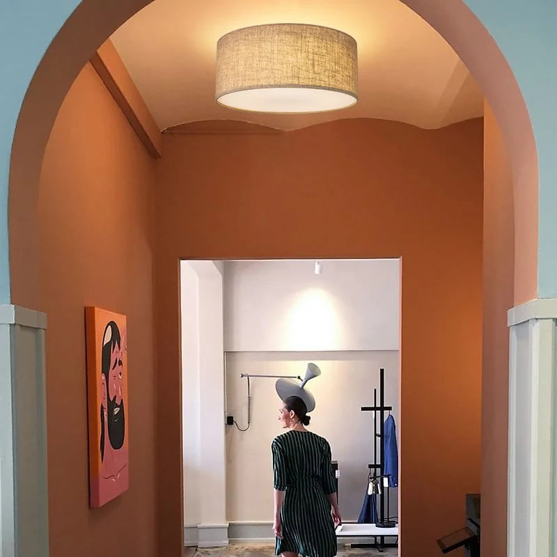 lustre nordique led simple moderne pour allée loft - vue 5 sur 12