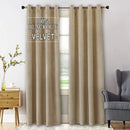 Rideau velours occultant phonique sur mesure pour chambre
