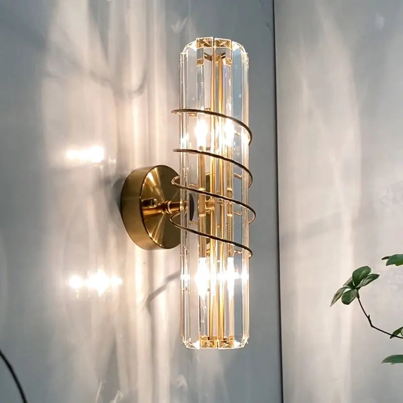 applique murale led cristal post-moderne simple décorative - vue 3 sur 7
