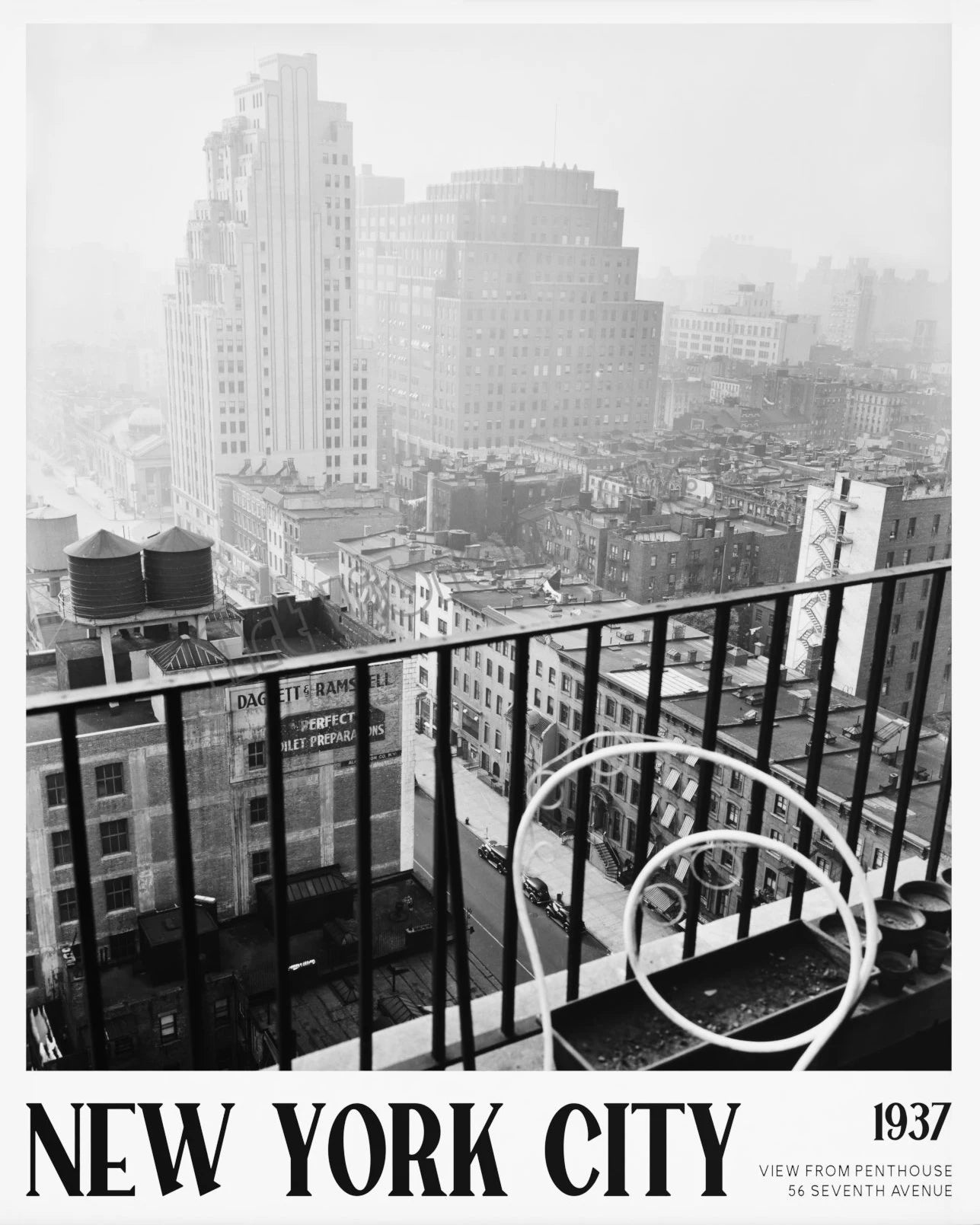 photographie vintage noir et blanc architecture urbaine new york paris - vue 18 sur 19