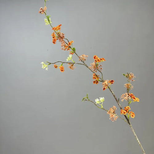 décoration de table en fleurs artificielles et saule neige - vue 8 sur 10
