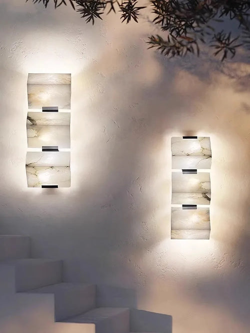 applique murale led géométrique étanche design moderne pour intérieur extérieur - vue 3 sur 12