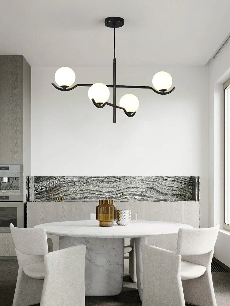 Lustre minimaliste pour salle à manger - vue 4 sur 8