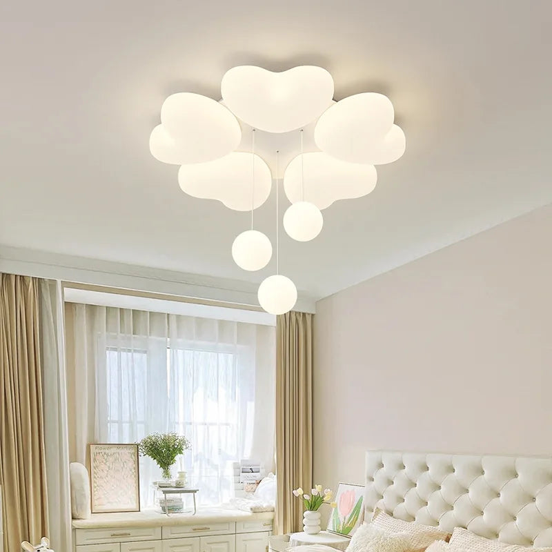 lustre moderne coeur d'amour pour enfants romantique - vue 4 sur 8