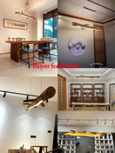 Retro resin tree branch pendant light, tea room, restaurant, coffee shop, LED pendant light, interior decoration lighting