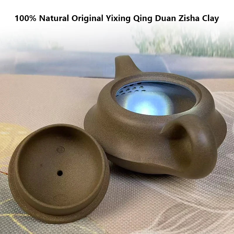 théière yixing zisha artisanale rétro en argile 2l - vue 5 sur 6