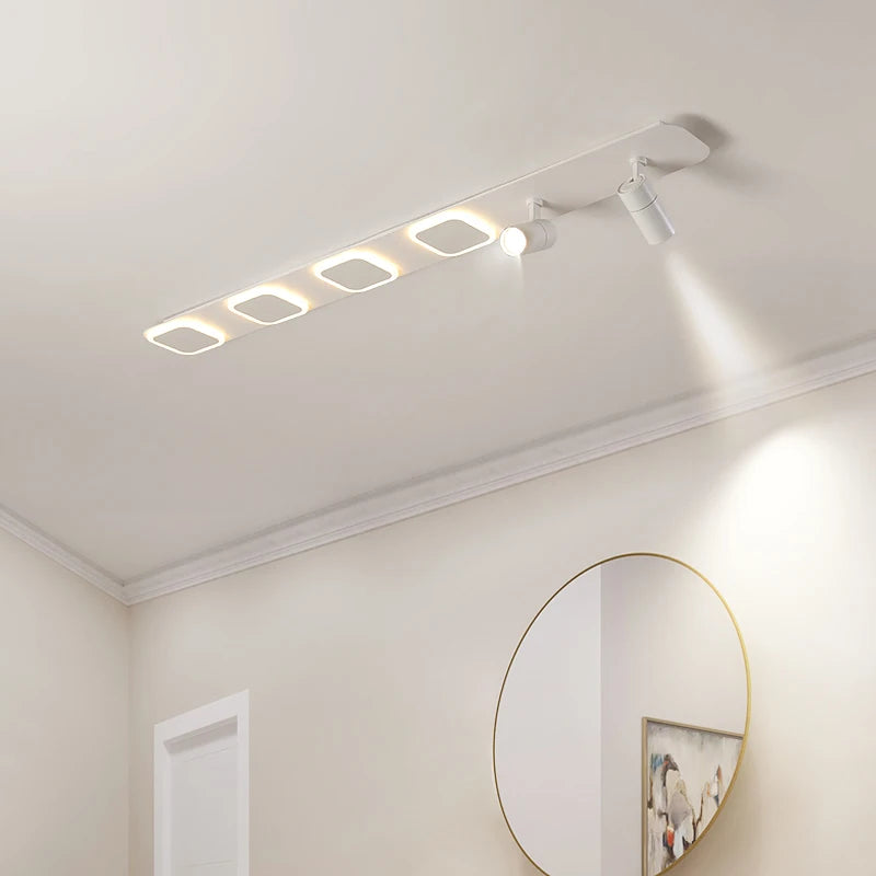 plafonnier Led avec projecteurs nordique - vue 4 sur 21