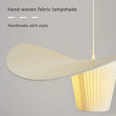 Modern minimalist fabric chandelier for interior decoration