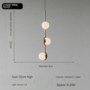 Minimalist postmodern pendant light for elegant interior décor
