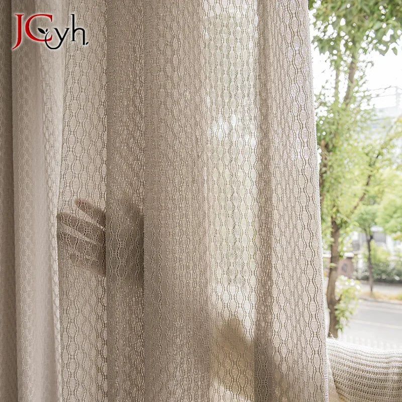 Voilage japonais transparent pour salon ou chambre élégant - vue 3 sur 10