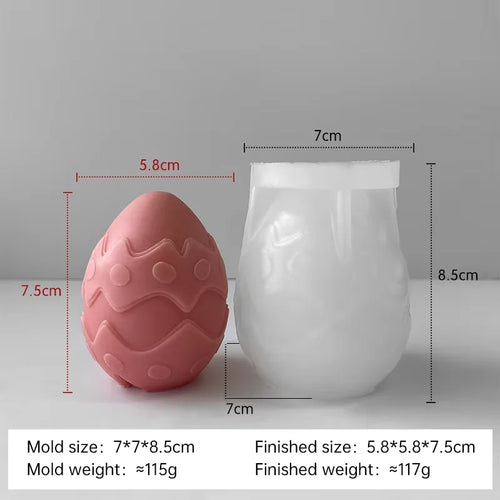 moule à bougie en silicone pour œufs de pâques à créer soi-même - vue 16 sur 21