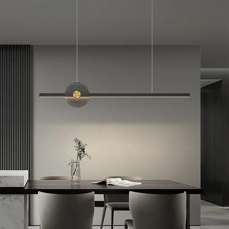lustre moderne unique avec intensité variable pour ambiance élégante - vue 3 sur 10