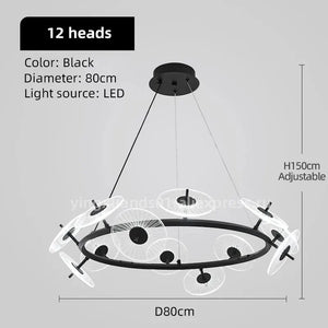 Modern chandelier for stylish indoor lighting