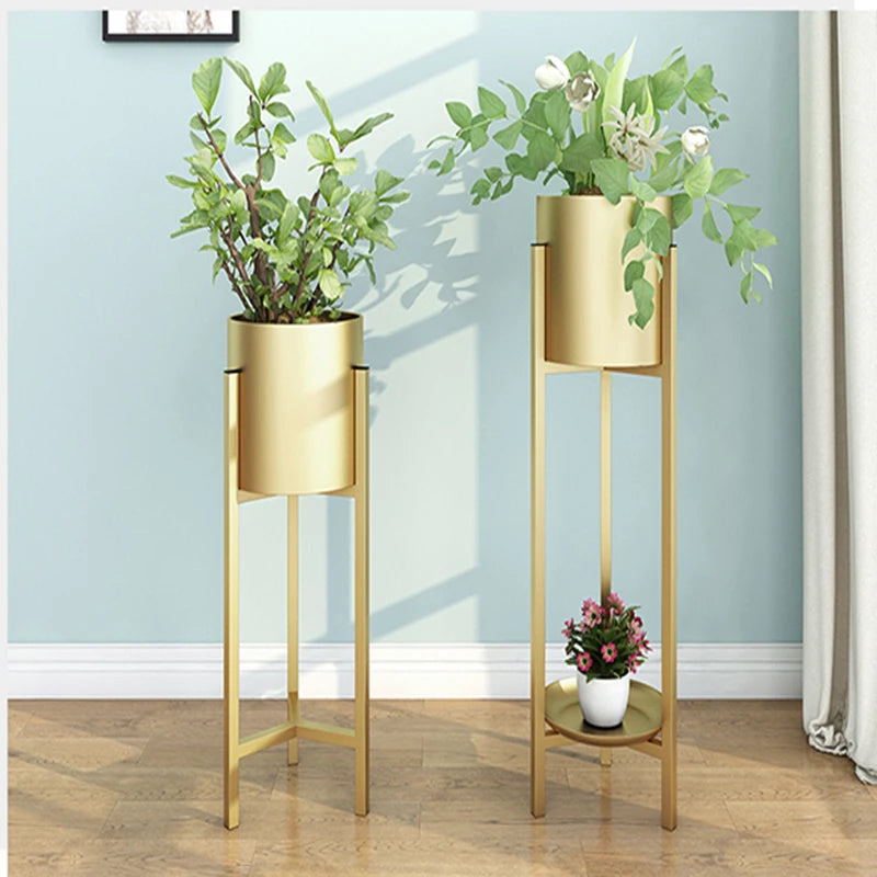 supports de plantes nordiques en fer pour extérieur - vue 2 sur 12