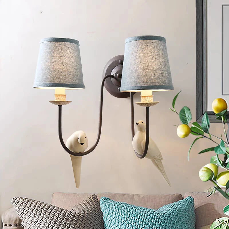suspension vintage nordique design oiseau pour restaurant café - vue 5 sur 6