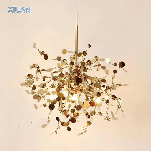Nordic Luxury Stainless Steel Pendant Lamp Silver Chrome Dining Table Hanging Light Living Room Bar Clothes Shop Decor Lustre - vue 2 sur 18