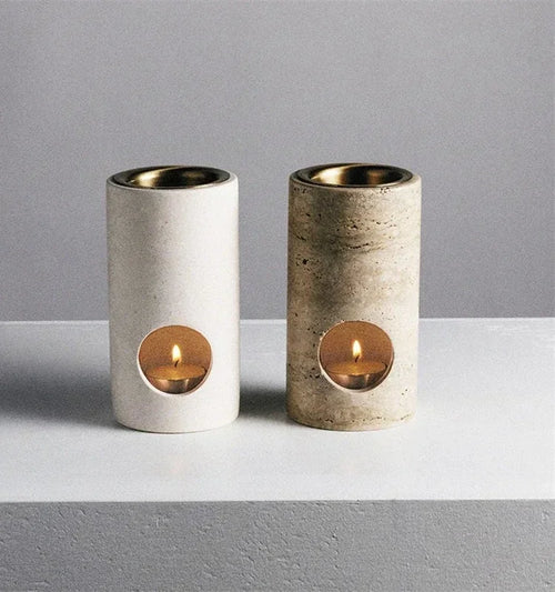diffuseur d'huiles essentielles cylindrique en pierre personnalisable en gros - vue 3 sur 4