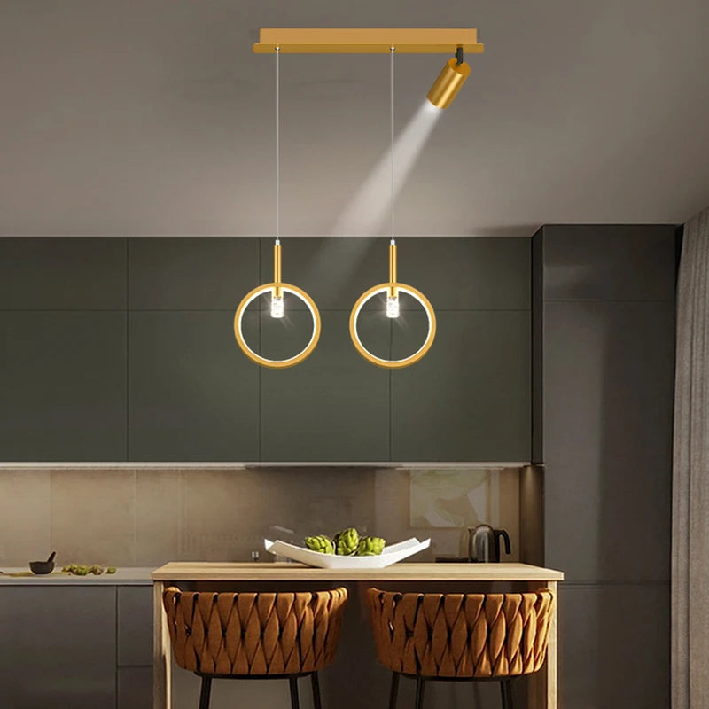 lustre led décoratif pour intérieur éclairage plafond - vue 6 sur 14