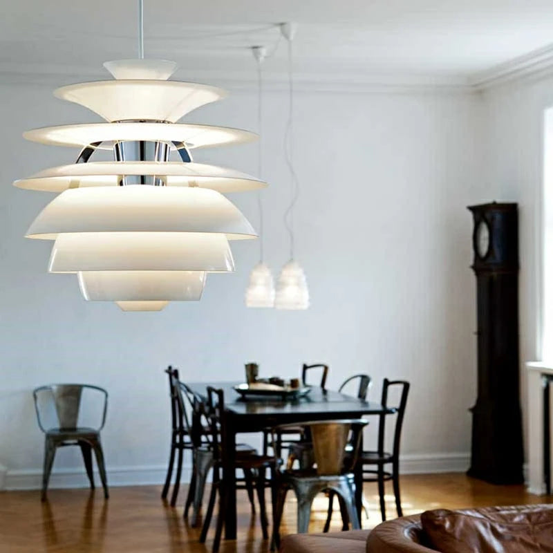 Lustre en aluminium postmoderne design nordique loft