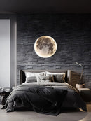Modern moon wall light minimalist decorative LED lamp