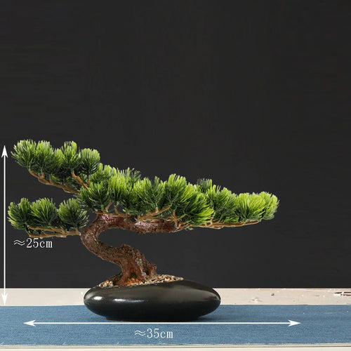 faux arbre bonsaï décoratif pour salon et aménagement paysager
