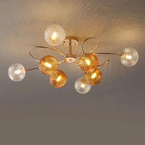 Multicolour LED chandelier for modern decorative interiors - vue 2 sur 16