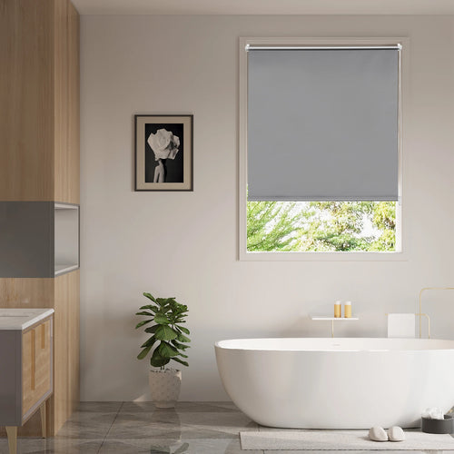 Store enrouleur occultant sans perçage pour fenêtre chambre - vue 5 sur 9