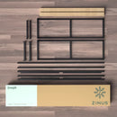 Joseph 14" Metal Platform Bed Frame, Narrow Twin bedframe bedroom furniture
