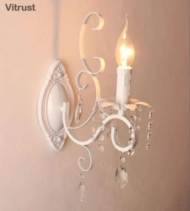 Applique murale Vintage en cristal - vue 4 sur 10