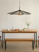 lustre créatif en rotin style japonais moderne et nordique