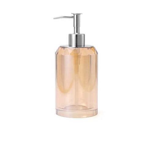distributeur de savon liquide en cristal transparent pour salle de bain - vue 13 sur 20