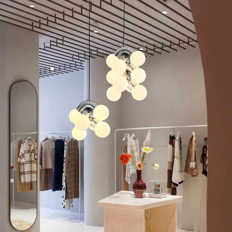 Creative minimalist retro chandelier for modern decor - vue 3 sur 14