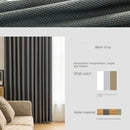 Rideau occultant moderne minimaliste pour salon et chambre