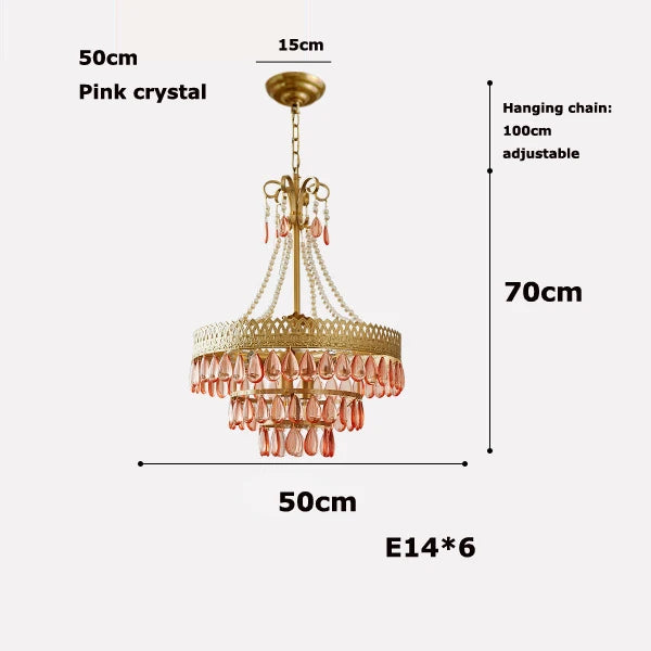 lustre à led en cristal en forme de larme pour décoration intérieure - vue 11 sur 14