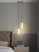 Minimalist creative copper chandelier for Nordic decor