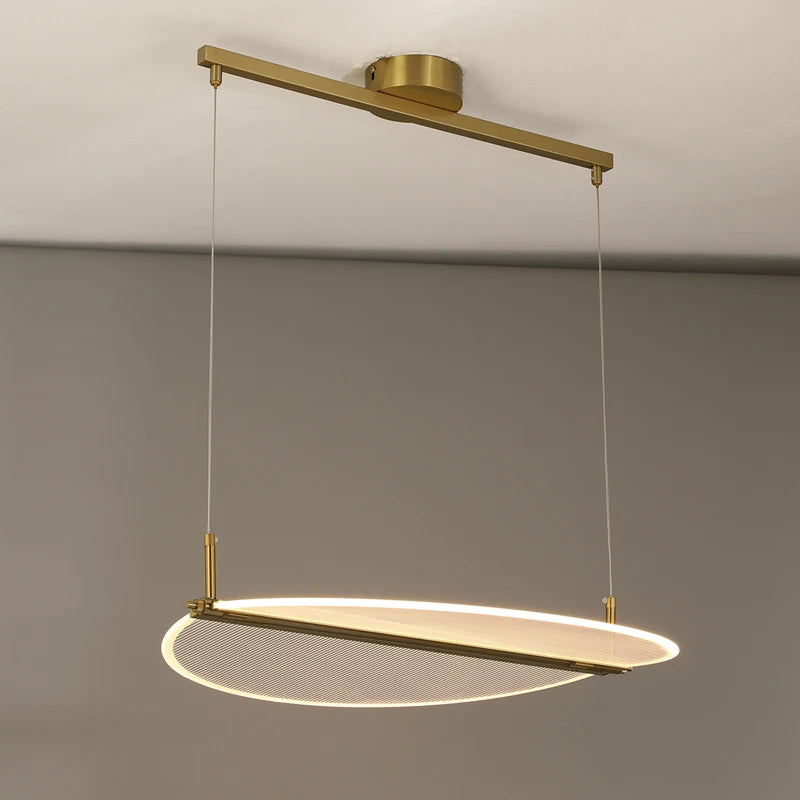 lustre rectangulaire minimaliste créatif à angle réglable - vue 5 sur 13