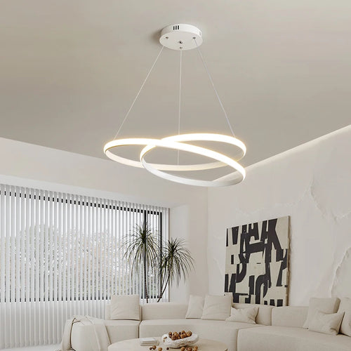 Minimalist nordic atmospheric chandelier for modern home décor - vue 4 sur 13