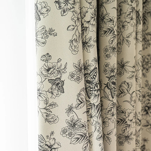 Rideau occultant à motifs imprimés pour salon chambre