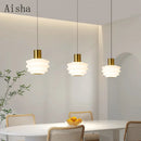 Transparent acrylic pendant light for minimalist interior decor