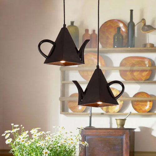 Suspension Tasse et théière Art design - vue 3 sur 12