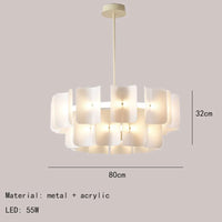 lustre led moderne style 	 avec gradation variable