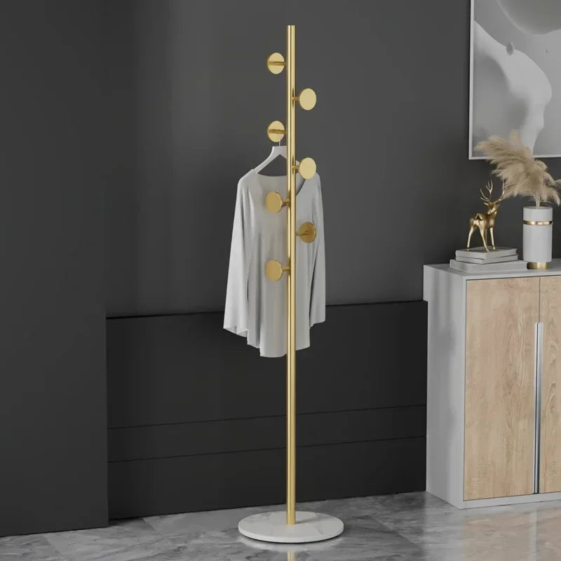 Multifunctional Floor Coat Rack, Hat Hanger, Tree Style, Freestanding Handbag Organizer, Luxury Storage Stand, 7 Hooks - vue 2 sur 28