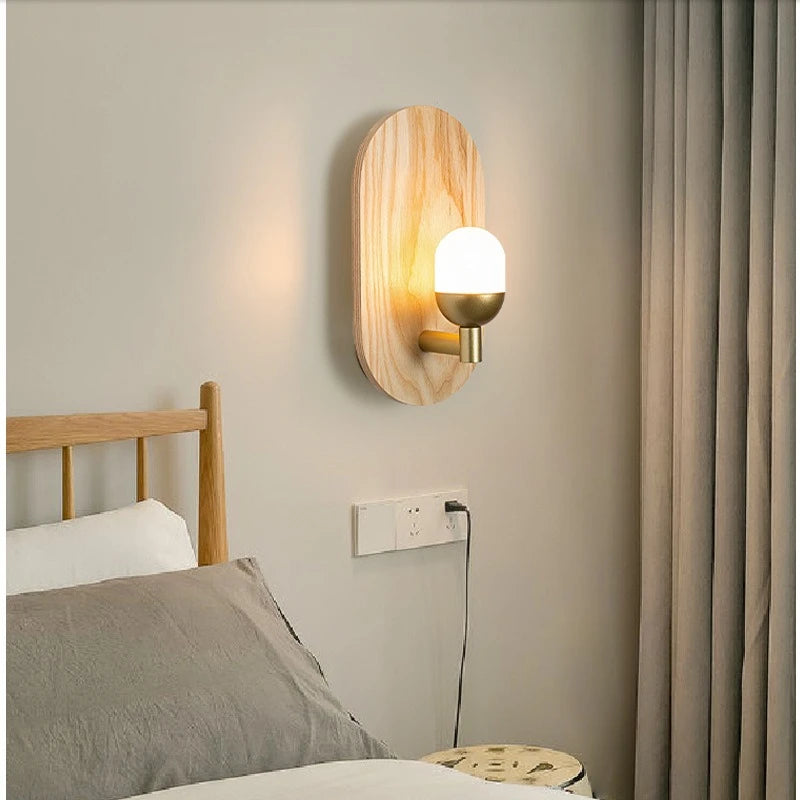 applique murale en bois design nordique pour décoration intérieure - vue 7 sur 9
